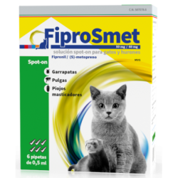 Fiprosmet pipetas antiparasitarias para Gatos y hurones