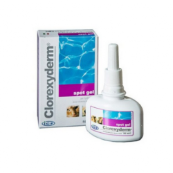 Clx Derm spot gel perros y gatos. 100 mls. Gel desinfectante