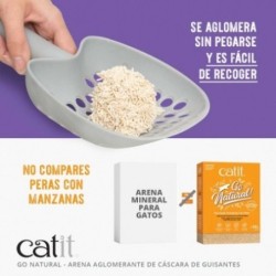 Catit Go Natural Arena Guisantes Vainilla gatos