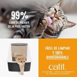 Catit Go Natural Arena Guisantes Vainilla gatos