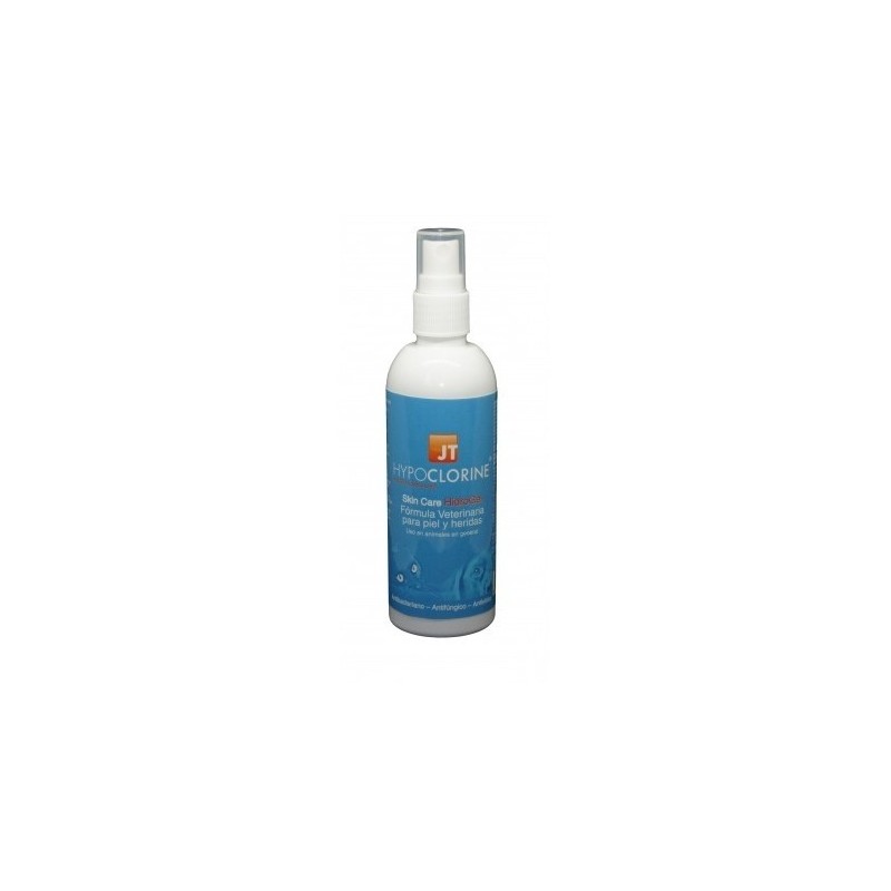 JT- Hypoclorine Skin care spray hidrogel para piel y heridas en perros gatos y pequeños mamíferos