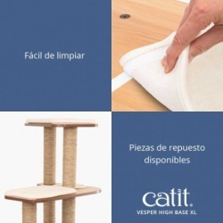 Catit Vesper High Base XL Nogal gatos