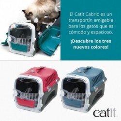 Catit Cabrio Transport Cherry gatos