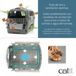 Catit Cabrio Transport Turquesa gatos