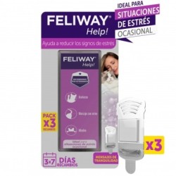 Feliway Help Antiestrés Gatos 3 Recambios