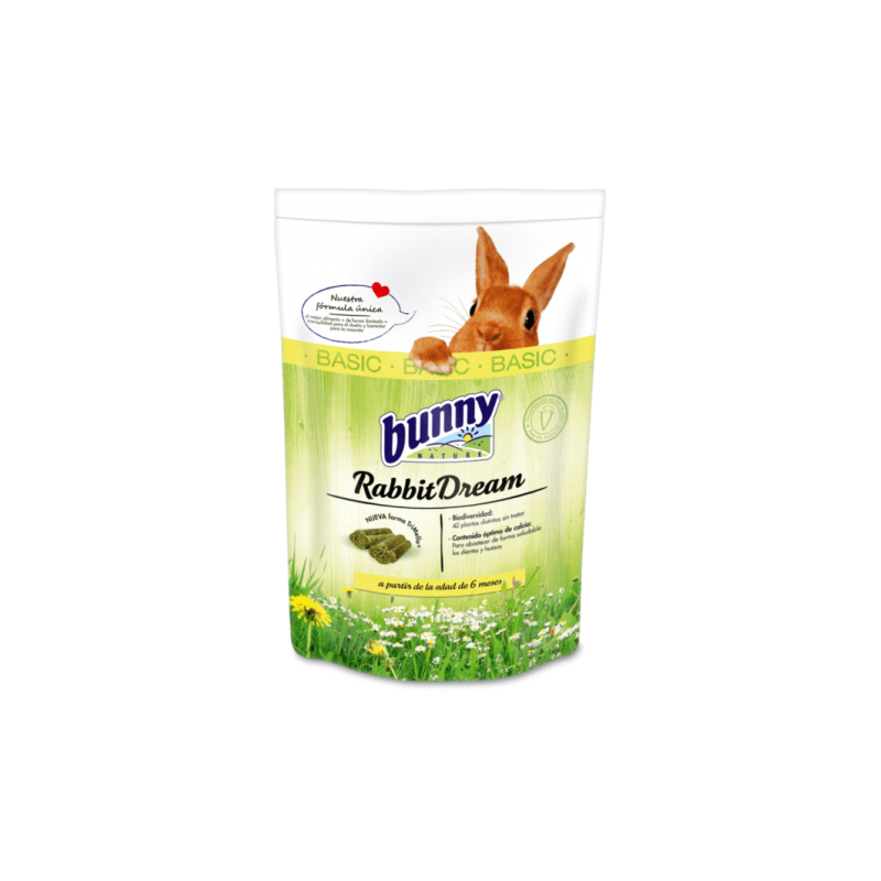 Bunny Pienso Sueño Básico 750 g Para Conejo