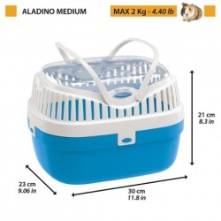 Transportin Aladino para roedores Pequeño Rojo Ferplast