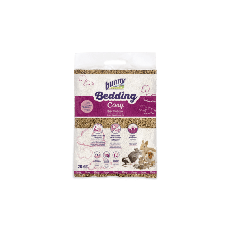 Bunny Lecho Natural Cosy 60 L Para Conejos Y Roedores