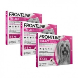 Frontline Tri-Act Pack Ahorro 18 pipetas para perros mini (2-5KG)