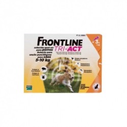 Frontline Tri-Act Pack Ahorro 18 pipetas para perros pequeños (5-10KG)