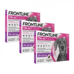 Frontline Tri-Act Pack Ahorro 18 pipetas para perros grandes (20-40KG)