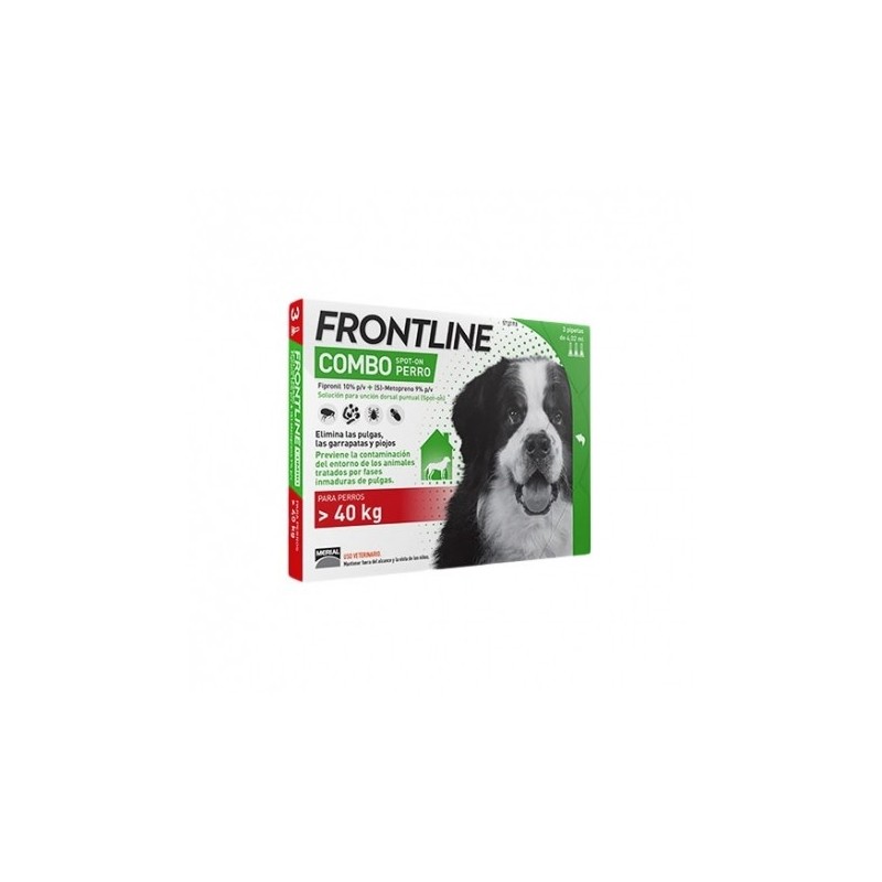 Frontline Combo +40 Kg Pipetas Antiparasitaria Perro