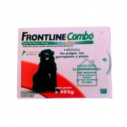 Frontline Combo +40 Kg Pipetas Antiparasitaria Perro