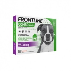 Frontline Combo 20- 40 Kg Pipetas Antiparasitaria Perro