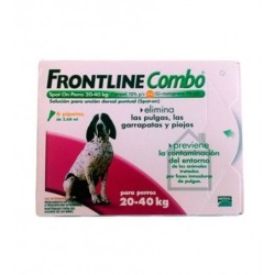 Frontline Combo 20- 40 Kg Pipetas Antiparasitaria Perro