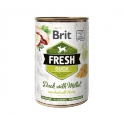 Brit fresh pato mijo comida húmeda perro