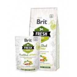 Brit fresh active run work pato mijo comida para perros