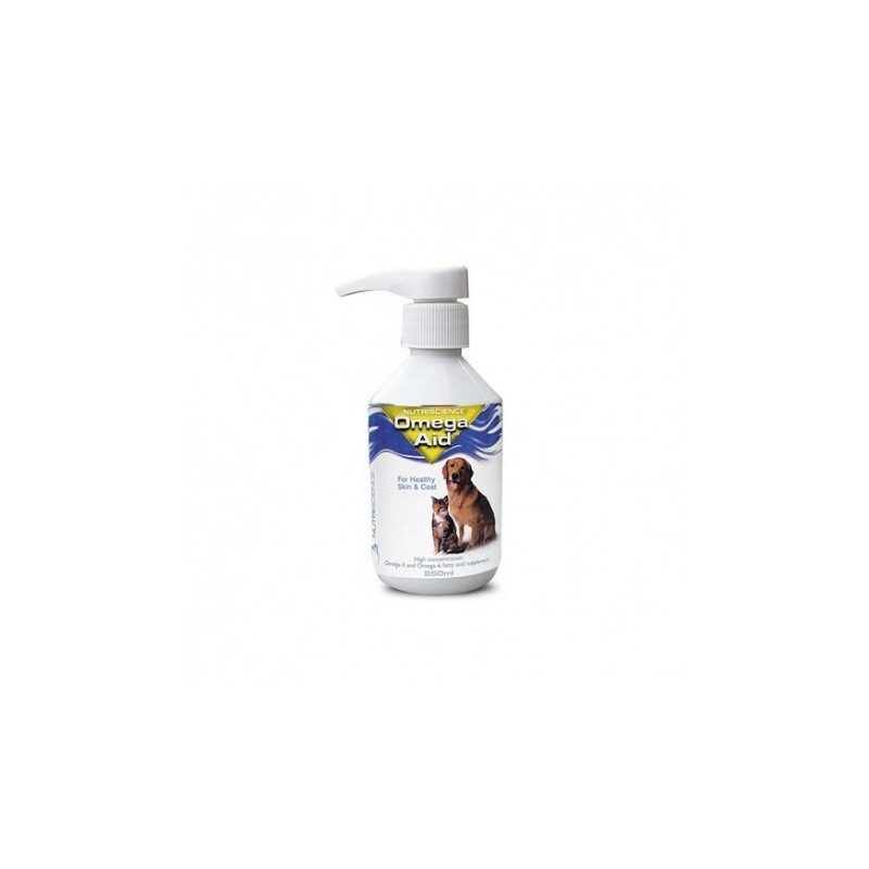 Omega Aid 250mls. perros y gatos. Alimento complementario