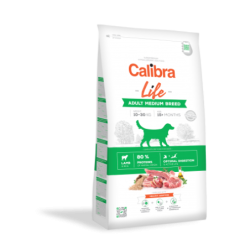 Calibra dog life adult medium breed cordero comida para perros