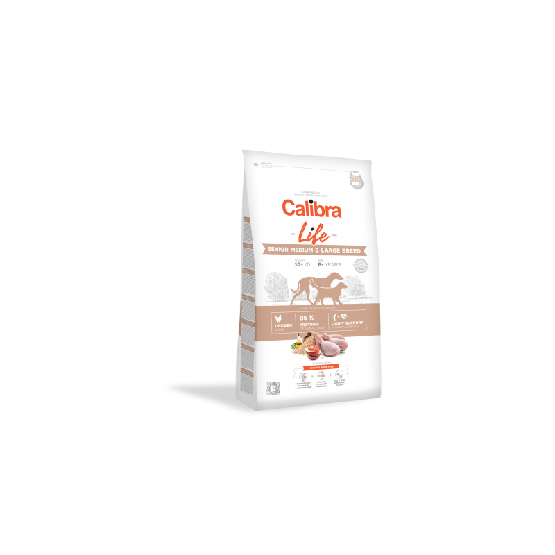 Calibra dog life senior medium & large pollo comida para perros