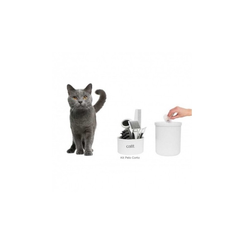 Catit Kit Grooming Pelo Corto gatos