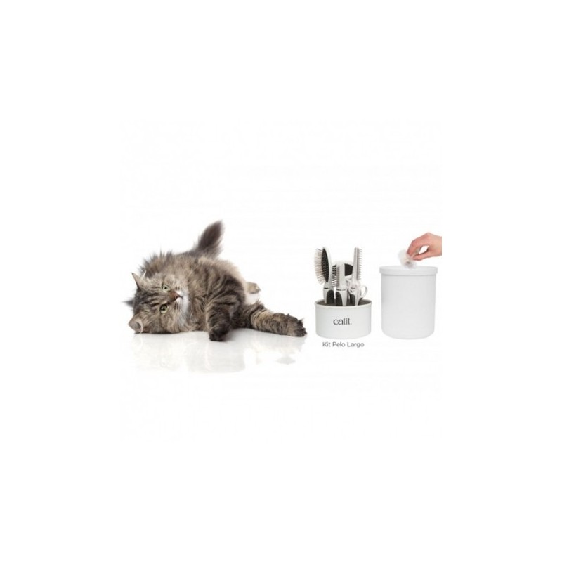 Catit Kit Grooming Pelo Largo gatos