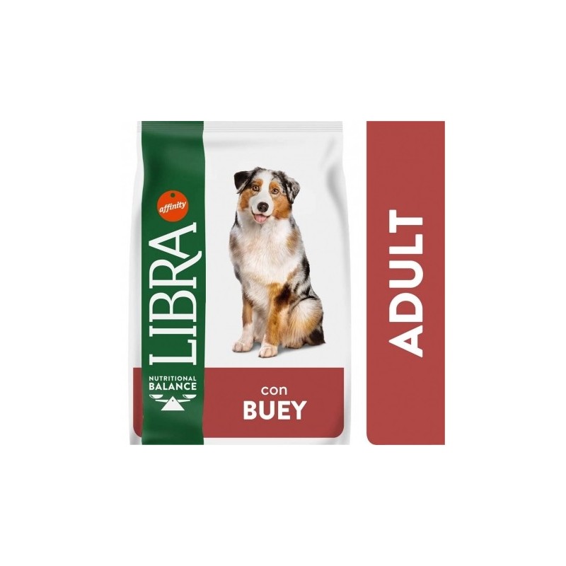 Libra Adult pienso con buey para perros de todos los tamaños