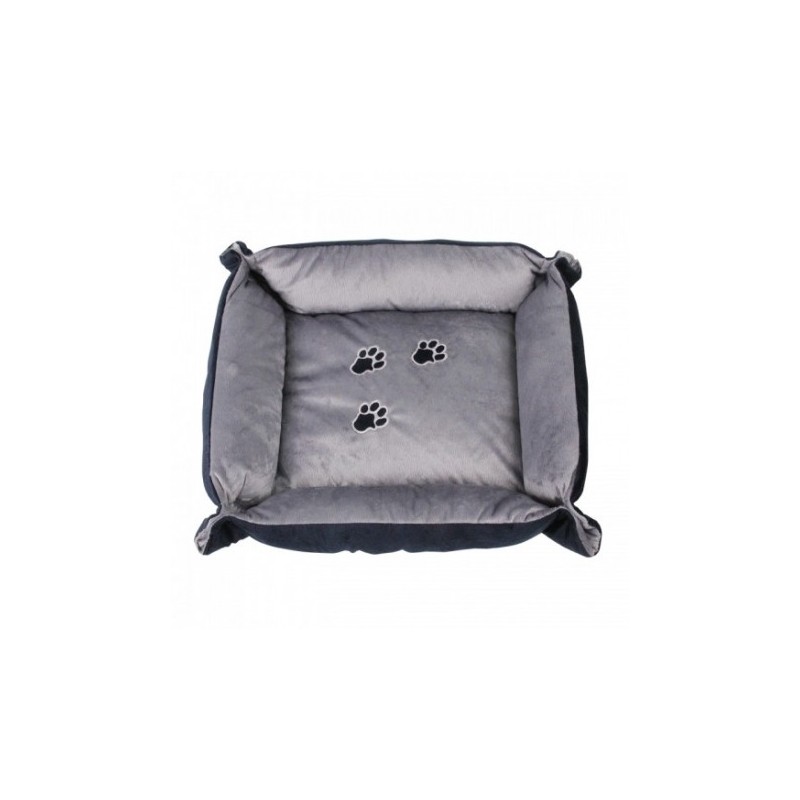 Pawise Cama Rectangular Delux Azul/Gris gatos