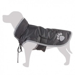 Impermeable negro para perros