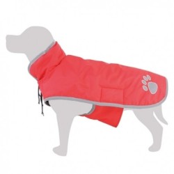 Impermeable rojo para perros