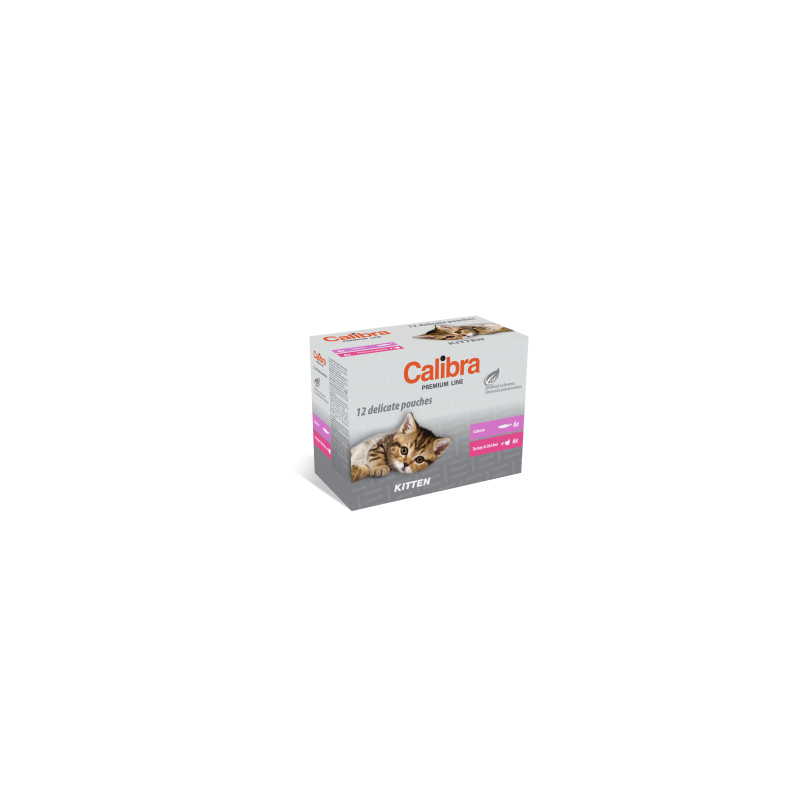 Calibra cat kitten pouch alimento húmedo multipack