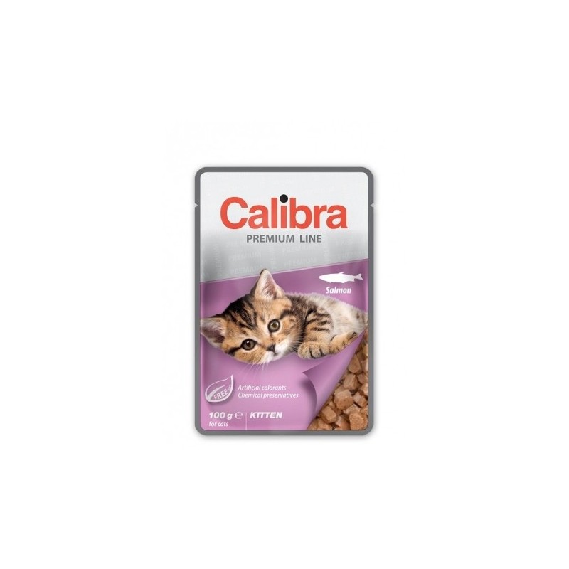 Calibra cat kitten pouch alimento húmedo salmon