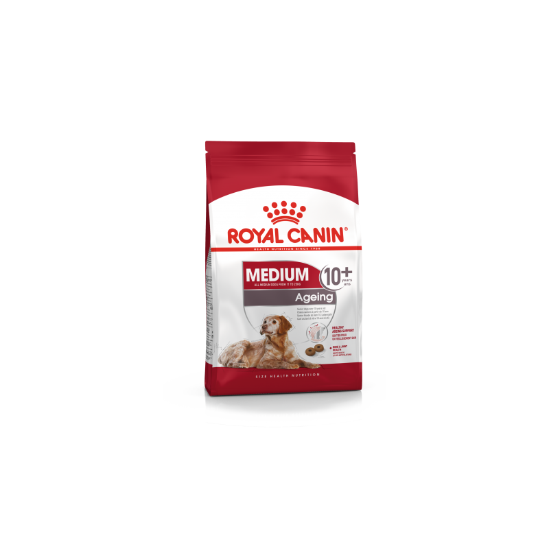 Royal Canin Medium Ageing 10+ 15kg para perros mayores de 10 años