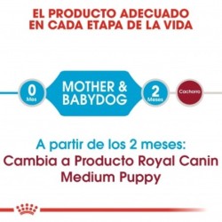 Royal canin medium starter mother&babydog pienso perros raza mediana