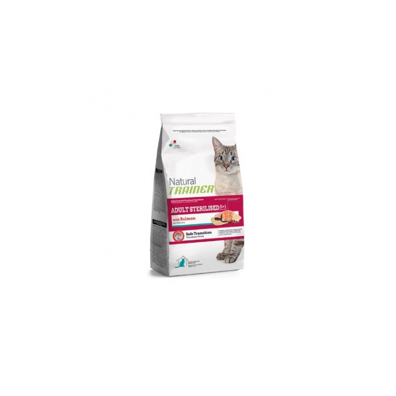 Pienso Trainer para gatos Esterilizados con salmón