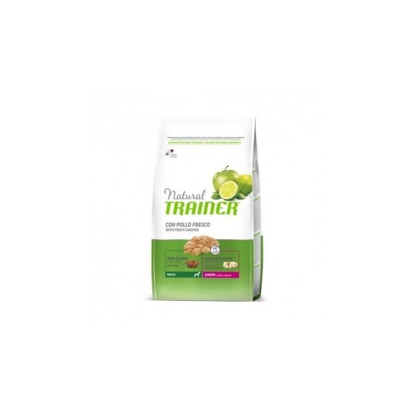 Natural Trainer pienso para perros Junior Maxi con pollo fresco