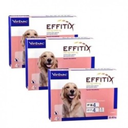 Effitix antiparasitario Pack Ahorro 12 pipetas para perros grandes (20-40kg)