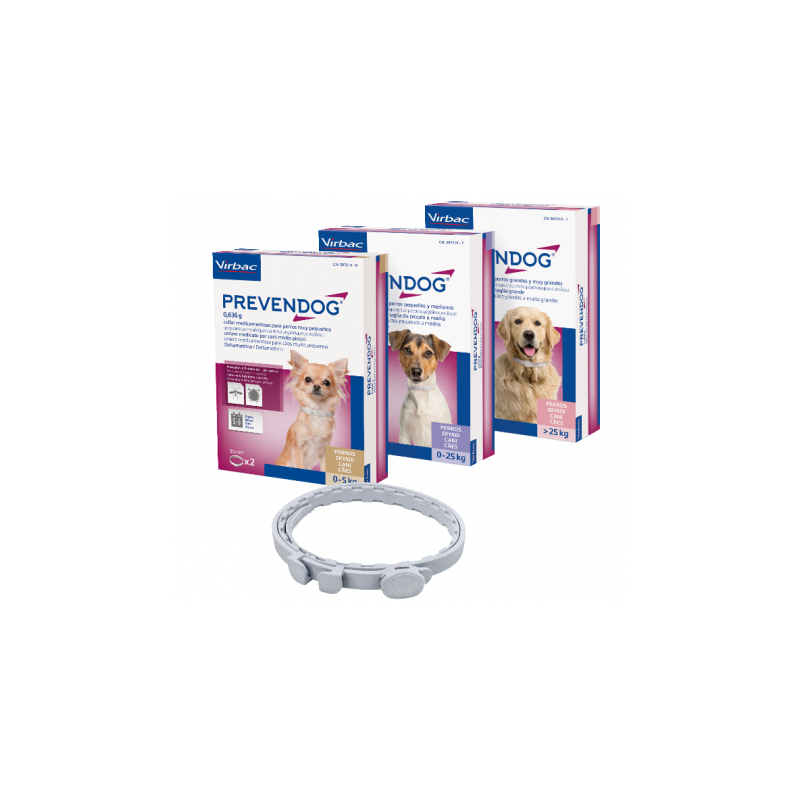 Collar Antiparasitario Virbac Prevendog para Perros