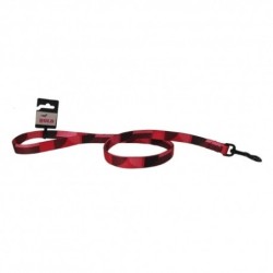 Correa Bold Red Abstract Para Perro