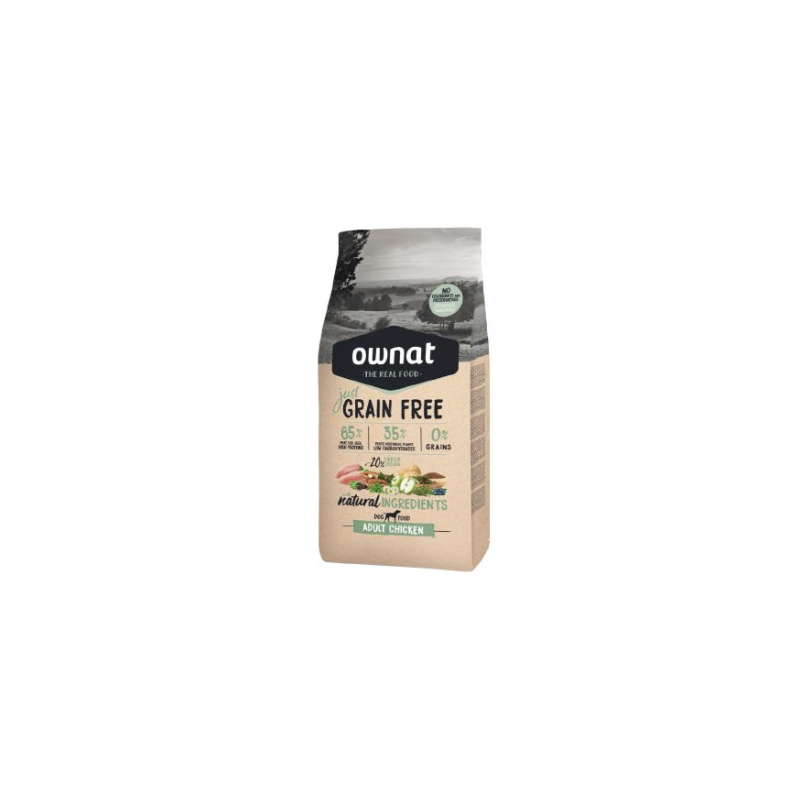 Ownat JUST Grain Free ADULT CHICKEN pienso para perros