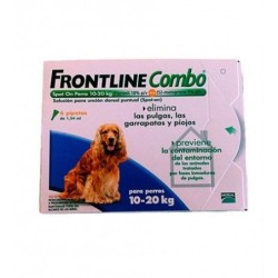 Frontline Combo 10- 20 Kg Pipetas Antiparasitaria Perro