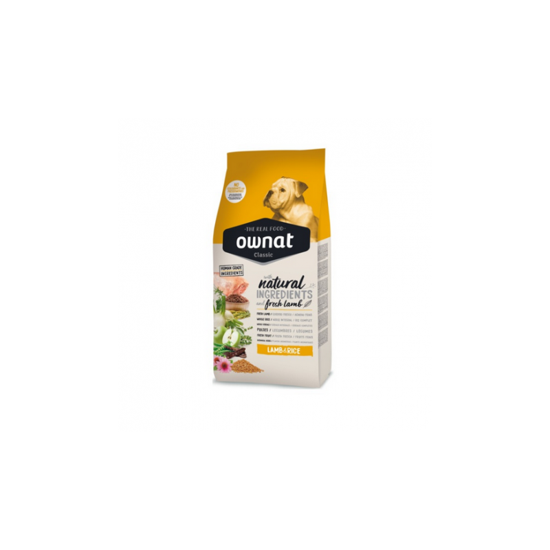 Ownat Classic Lamb & Rice pienso para perros adultos con cordero y arroz - Optima