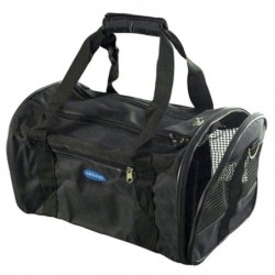 Bolso de viaje plegable para perros y gatos Negro