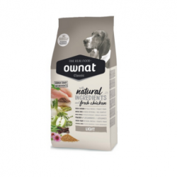 Ownat classic LIGHT adultos con sobrepeso. Pienso para perros bajo en grasa