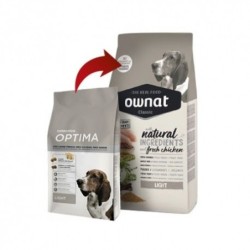 Ownat classic LIGHT adultos con sobrepeso. Pienso para perros bajo en grasa