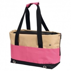 Bolso transportin rosa para perros