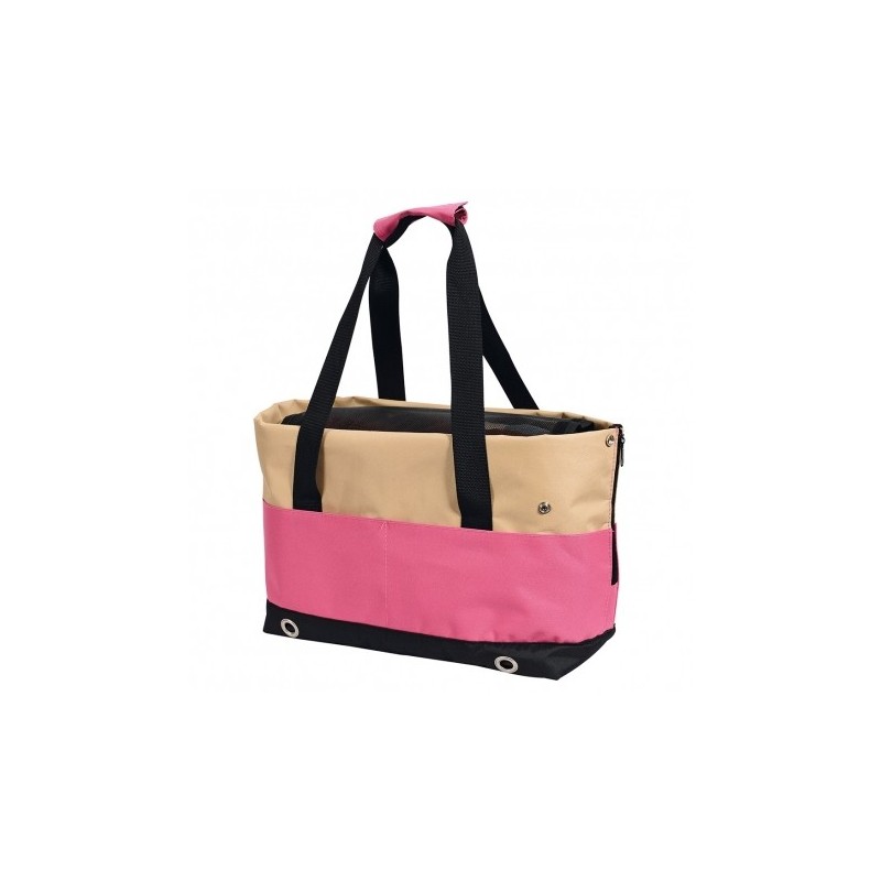 Bolso transportin rosa para perros