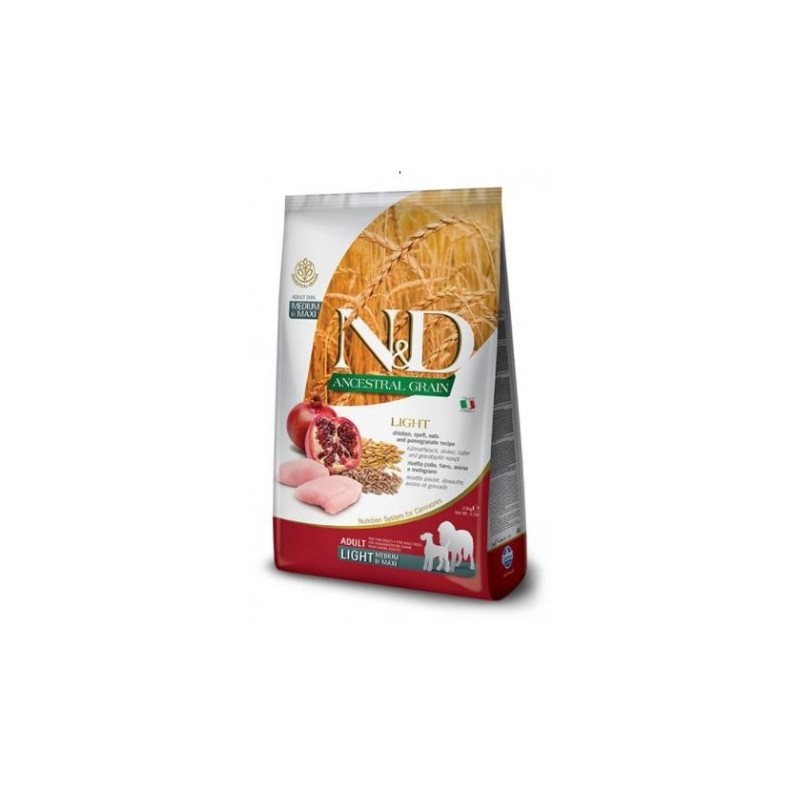 Farmina ND Dog Ancestral Grain light Medium Maxi pienso para perros