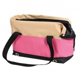 Bolso transportin rosa para perros