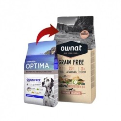 Optima Ownat Just Grain Free pienso para perros adultos Salmón y Marisco